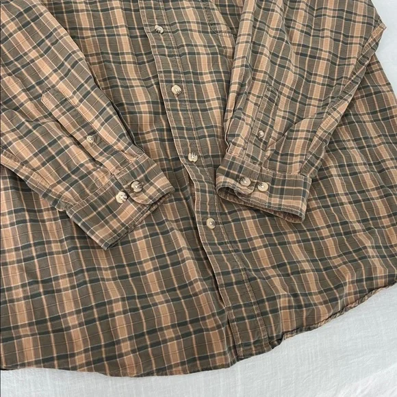 Vintage 90s Carhartt Plaid Long Sleeve Button Up Shirt Size XL - Picture 10 of 13